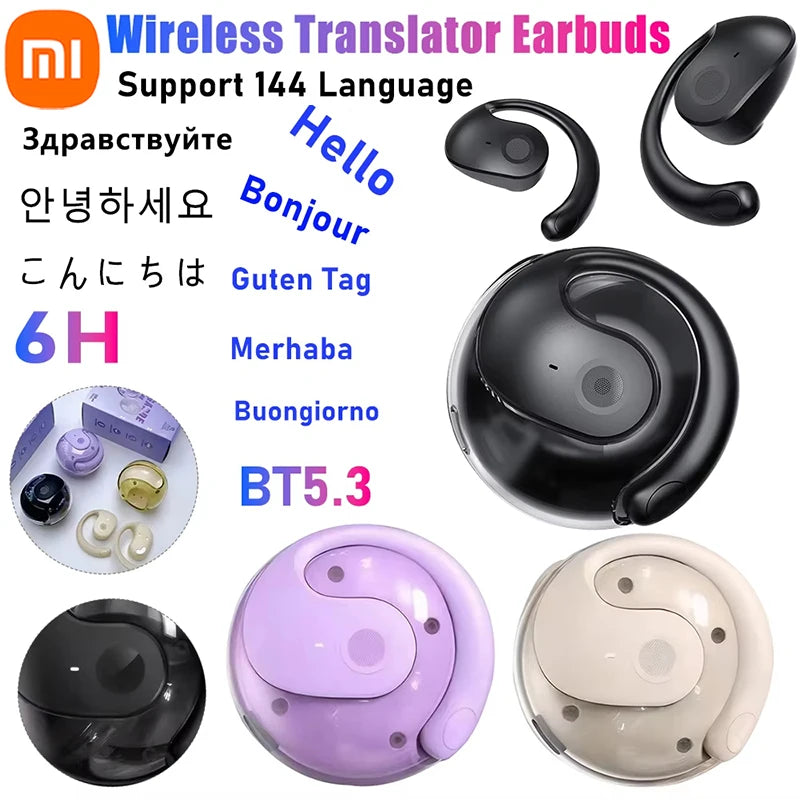 Xiaomi TWS Translator Earbuds - Instant Language Translation & Smart Wireless Experience